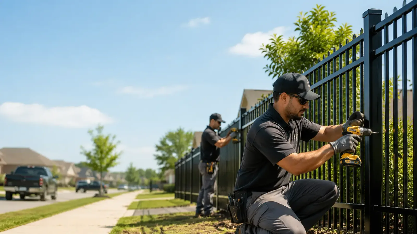 Metal Fence Installation in Plano, IL